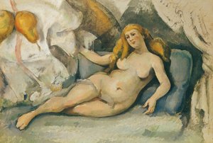 Desnudo Femenino en un Sofá